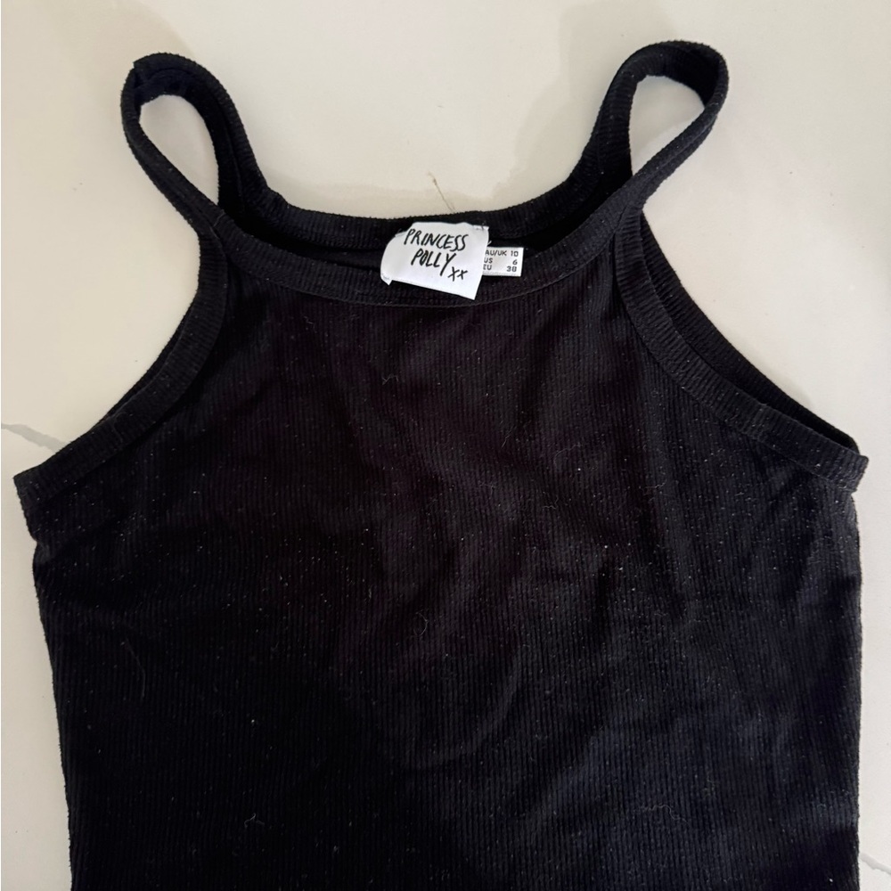 Princess Polly Black Tank Top